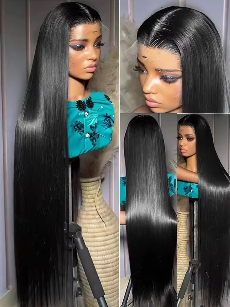 Glueless Wear And Go Human Hair Wig - 30 40 Inch Straight 13x4 HD