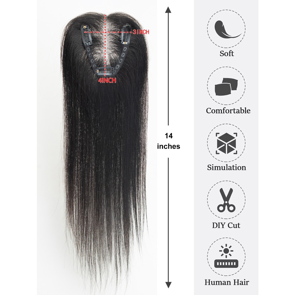 100% Human Hair Toppers Brown  - đánh giá và giá Seamless Clip In Hair Extensions Human Hair