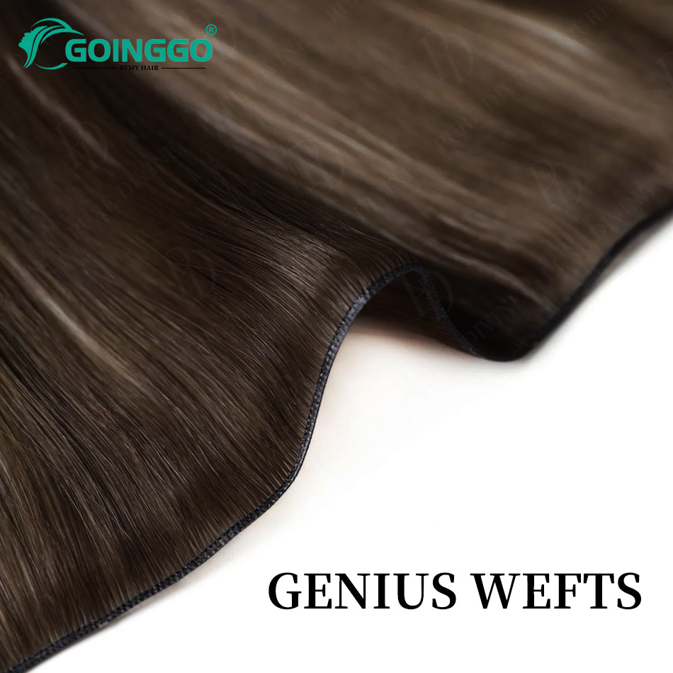 Ready to Ship Genius Weft Stra - đánh giá và giá Invisible Tape In Extensions Real Hair