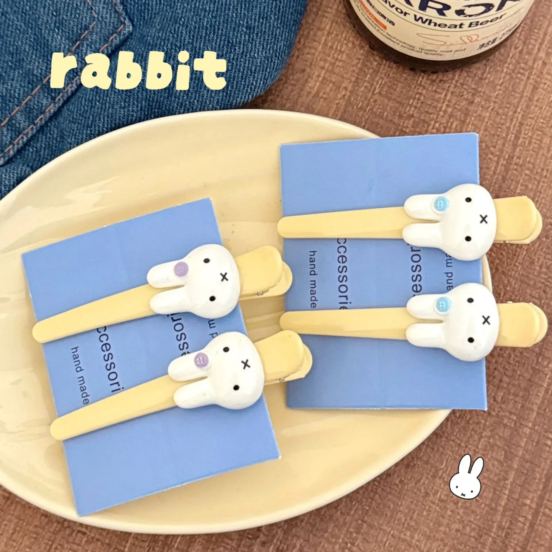 Miffy Rabbit Fringe Hair Clip  - đánh giá và giá Hair Bundles