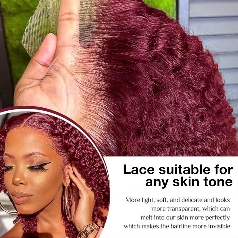99j Deep Wave Lace Front Hair  - đánh giá và giá Lace Front Wigs