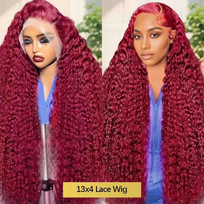 99j Deep Wave Lace Front Hair  - đánh giá và giá Lace Front Wigs