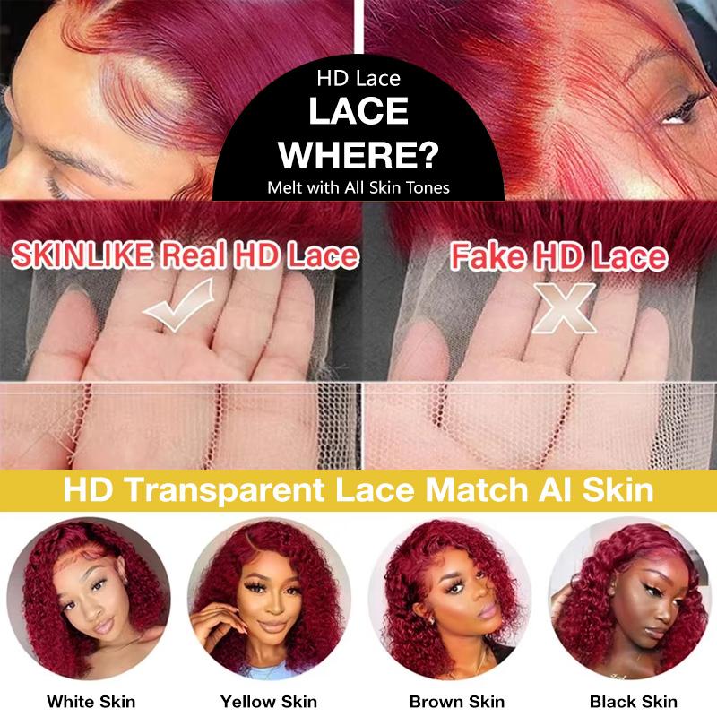 99j Deep Wave Lace Front Hair  - đánh giá và giá Lace Front Wigs