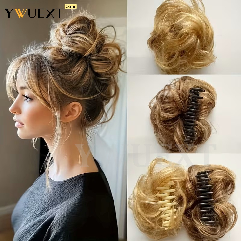 40g/pack Claw Clip in Hair Bun - đánh giá và giá Claw Clip Messy Bun Hair Piece