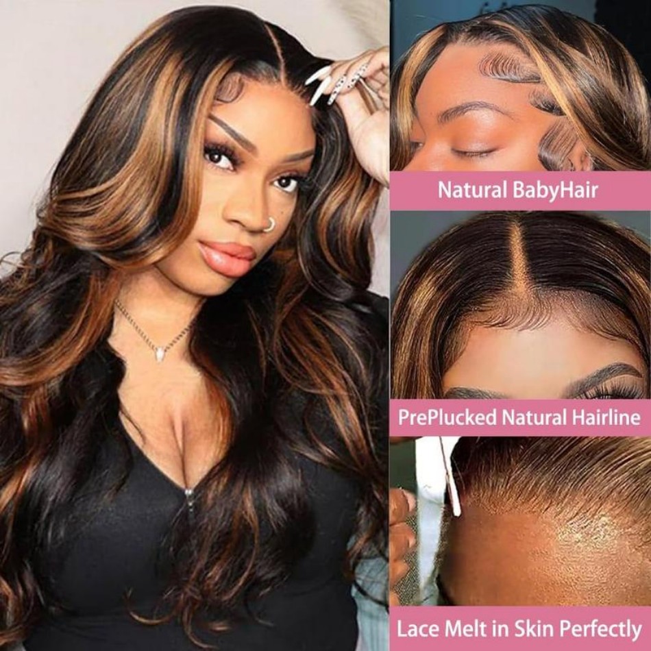 P1B30 Body Wave Human Hair Wig - đánh giá và giá Lace Front Wigs