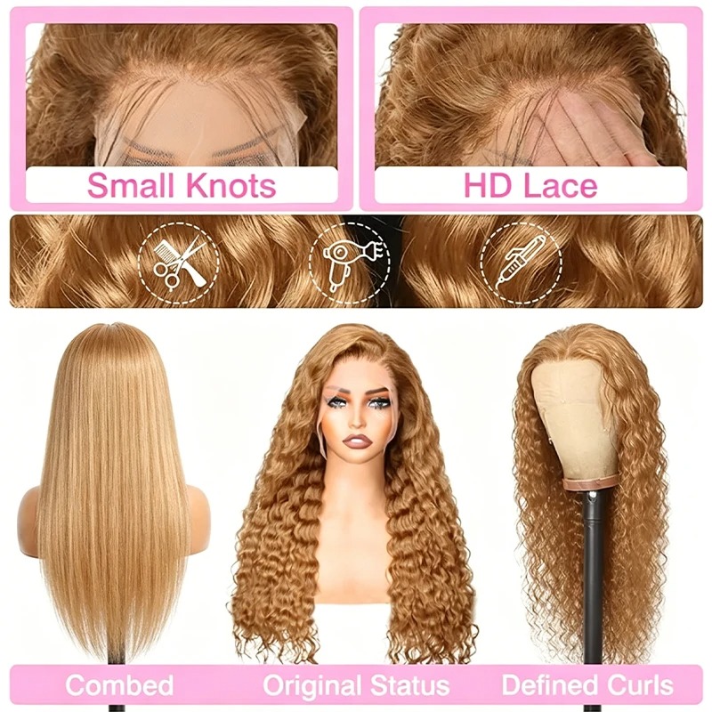 34 38Inch Honey Blonde Wig Hum - đánh giá và giá Lace Front Wigs